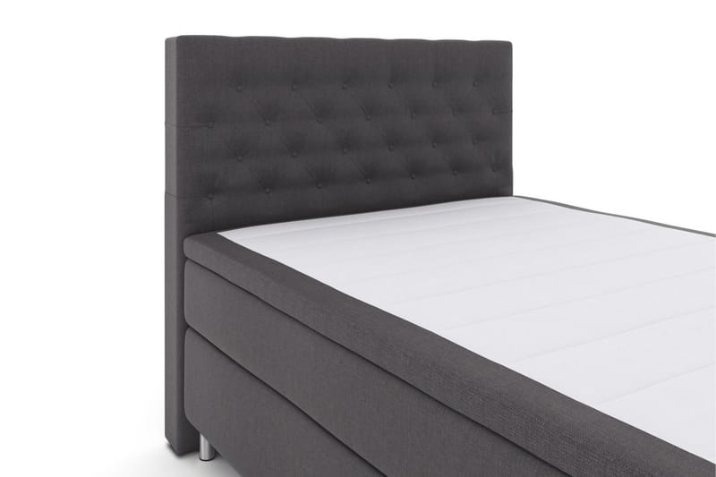 Select No 6 Komplett Sängpaket 140x200 F/M Memory/Pocket - Mörkgrå/Metall - Möbler - Sovrum - Sängar - Kontinentalsängar