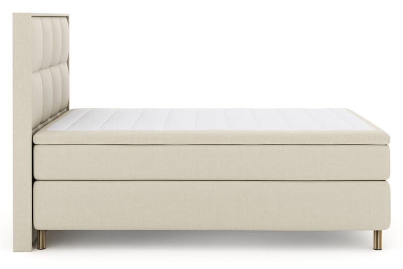 Select No 6 Komplett Sängpaket 140x200 Medium Memory/Pocket - Beige/Koppar - Möbler - Sovrum - Sängar - Kontinentalsängar