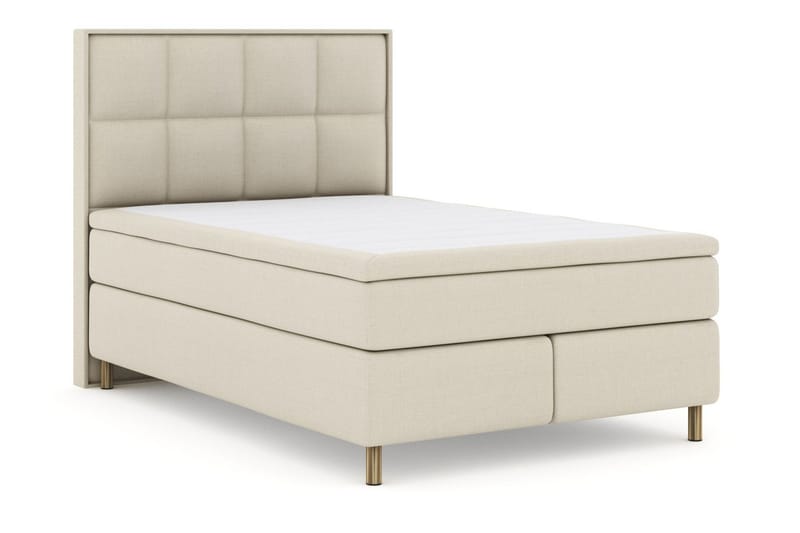 Select No 6 Komplett Sängpaket 140x200 Medium Memory/Pocket - Beige/Koppar - Möbler - Sovrum - Sängar - Kontinentalsängar