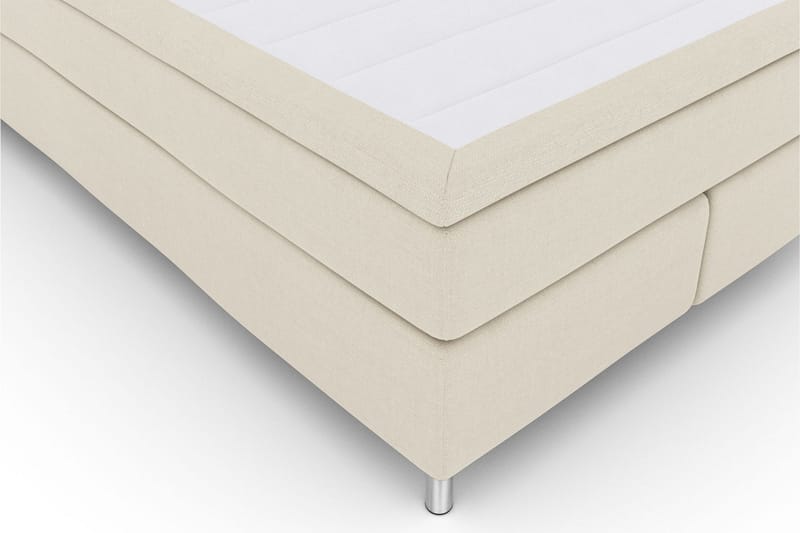 Select No 6 Komplett Sängpaket 160x200 Fast Memory/Pocket - Beige/Metall - Möbler - Sovrum - Sängar - Kontinentalsängar