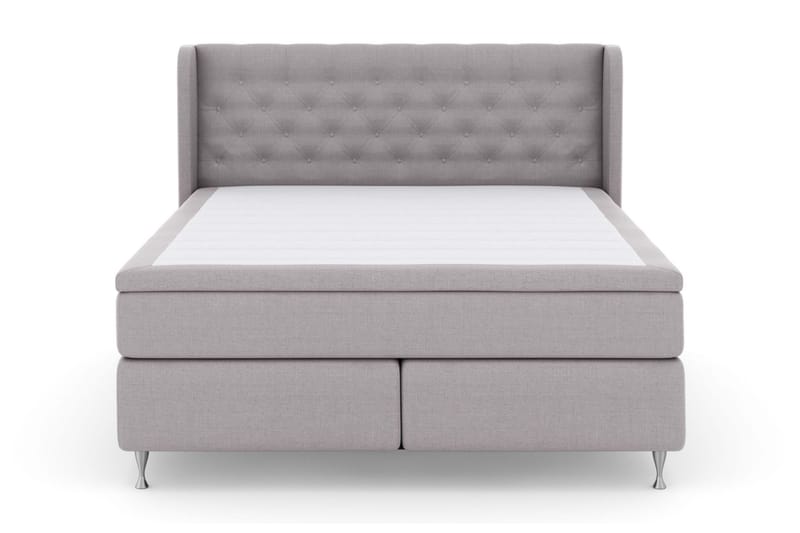 Select No 6 Komplett Sängpaket 160x200 Fast Watergel - Ljusgrå/Silver - Möbler - Sovrum - Sängar - Kontinentalsängar