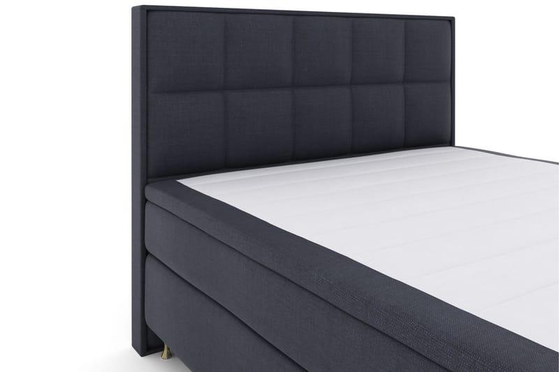 Select No 6 Komplett Sängpaket 180x200 Fast Latex/Memory - Blå/Guld - Möbler - Sovrum - Sängar - Kontinentalsängar