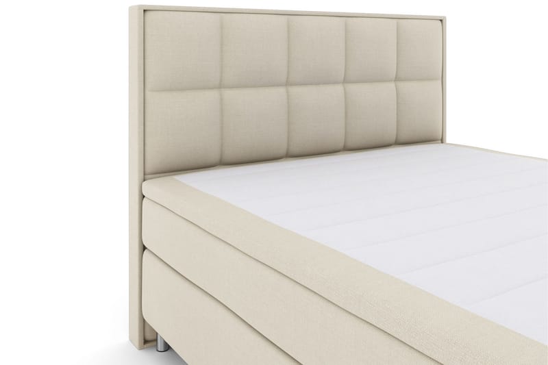 Select No 6 Komplett Sängpaket 180x200 Fast Memory/Pocket - Beige/Metall - Möbler - Sovrum - Sängar - Kontinentalsängar