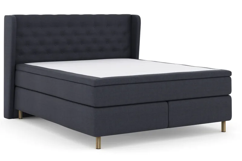Select No 6 Komplett Sängpaket 180x200 Fast Memory/Pocket - Blå/Koppar - Möbler - Sovrum - Sängar - Kontinentalsängar