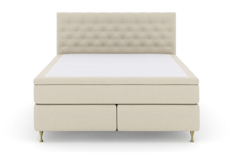 Select No 6 Komplett Sängpaket 180x200 F/M Latex/Memory, Beige/Guld