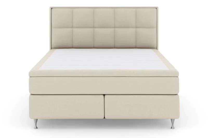 Select No 6 Komplett Sängpaket 180x200 F/M Memory/Pocket - Beige/Silver - Möbler - Sovrum - Sängar - Kontinentalsängar