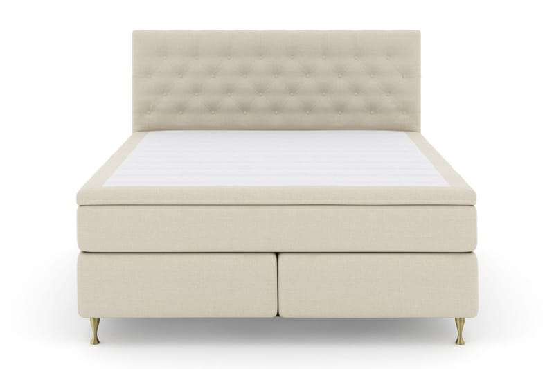 Select No 6 Komplett Sängpaket 210x210 F/M Memory/Pocket - Beige/Guld - Möbler - Sovrum - Sängar - Kontinentalsängar