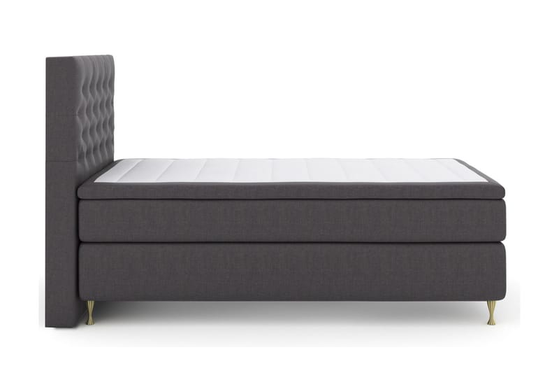 Select No 6 Kontinentalsäng 120x200 Fast Latex/Memory - Mörkgrå - Möbler - Sovrum - Sängar - Kontinentalsängar