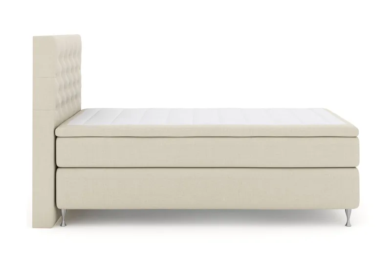 Select No 6 Kontinentalsäng 120x200 Fast Memory/Pocket - Beige - Möbler - Sovrum - Sängar - Kontinentalsängar