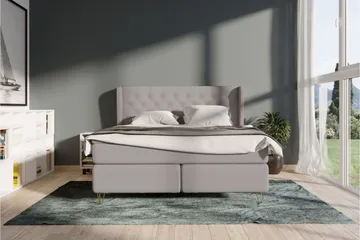 Select No 6 Kontinentalsäng 120x200 Fast Watergel - Ljusgrå - Möbler - Sovrum - Sängar - Kontinentalsängar
