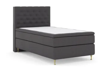 Select No 6 Kontinentalsäng 120x200 Fast Watergel - Mörkgrå - Möbler - Sovrum - Sängar - Kontinentalsängar