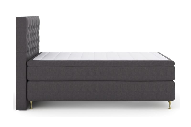 Select No 6 Kontinentalsäng 120x200 Fast Watergel - Mörkgrå - Möbler - Sovrum - Sängar - Kontinentalsängar