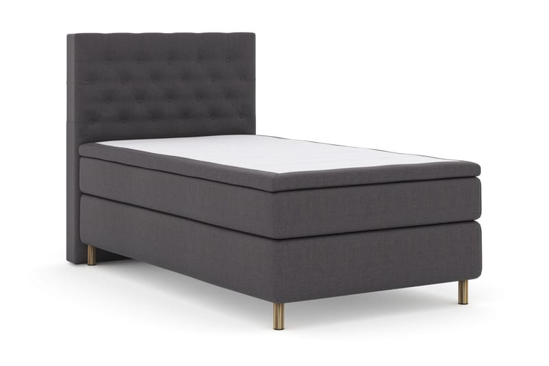 Select No 6 Kontinentalsäng 120x200 Medium Latex/Memory - Mörkgrå/Koppar - Möbler - Sovrum - Sängar - Kontinentalsängar