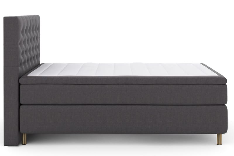 Select No 6 Kontinentalsäng 140x200 Fast Latex/Memory - Mörkgrå/Koppar - Möbler - Sovrum - Sängar - Kontinentalsängar