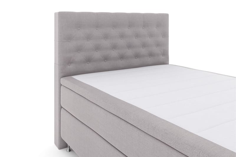 Select No 6 Kontinentalsäng 140x200 Fast/Medium Watergel - Ljusgrå/Silver - Möbler - Sovrum - Sängar - Kontinentalsängar