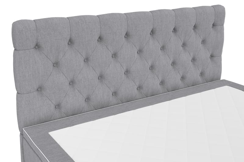 SINNEBO Kontinentalsäng 160x210 Ljusgrå - Möbler - Sovrum - Sängar - Kontinentalsängar