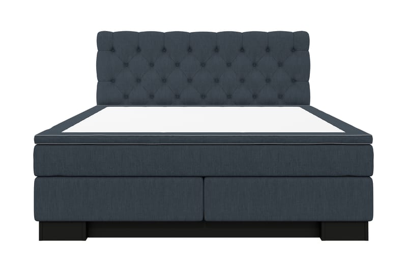 SINNEBO Lyx Sängpaket 160x210 Mörkblå - Komplett Sängpaket - Kontinentalsängar