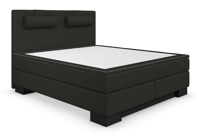 SINNEBO Lyx Sängpaket 160x210 Svart - Komplett Sängpaket - Kontinentalsängar