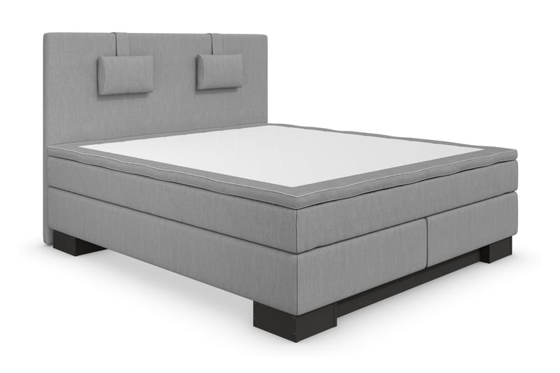 SINNEBO Sängpaket 160 Ljusgrå - Komplett Sängpaket - Kontinentalsängar