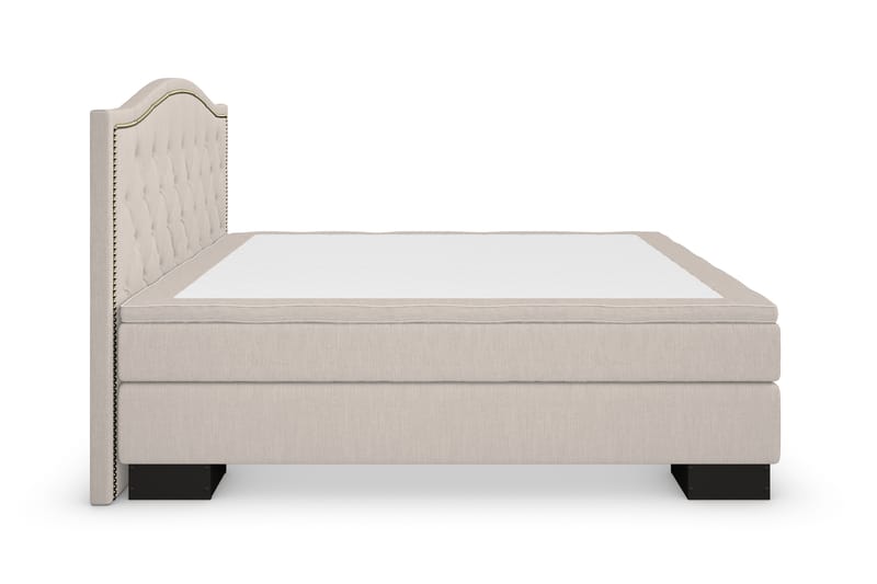 SINNEBO Sängpaket 160x200 SURI Sänggavel Topp Beige - Möbler - Sovrum - Sängar - Komplett Sängpaket