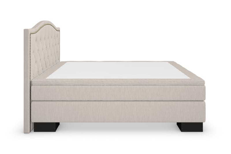 SINNEBO Sängpaket 160x210 + KYRAN Gavel Toppad Beige - Komplett Sängpaket - Kontinentalsängar