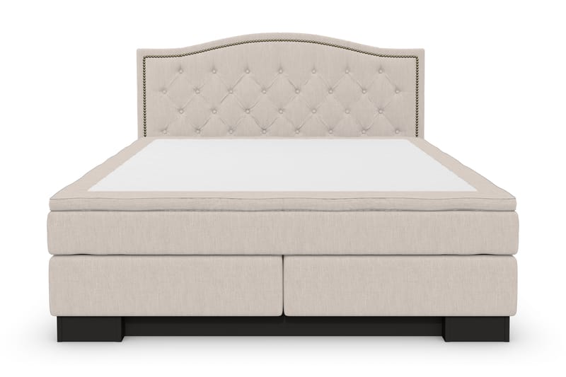 SINNEBO Sängpaket 160x210 + KYRAN Gavel Toppad Beige - Möbler - Sovrum - Sängar - Komplett Sängpaket