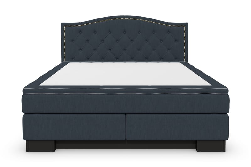 SINNEBO Sängpaket 180x200 SURI Sänggavel Topp Mörkblå - Komplett Sängpaket - Kontinentalsängar