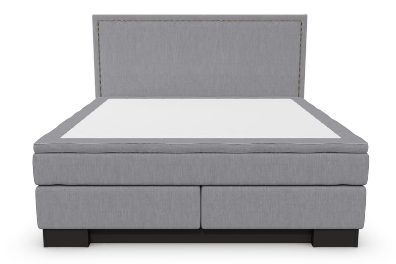 SINNEBO Sängpaket 180x210 + KYRAN Gavel Rak Ljusgrå - Möbler - Sovrum - Sängar - Komplett Sängpaket
