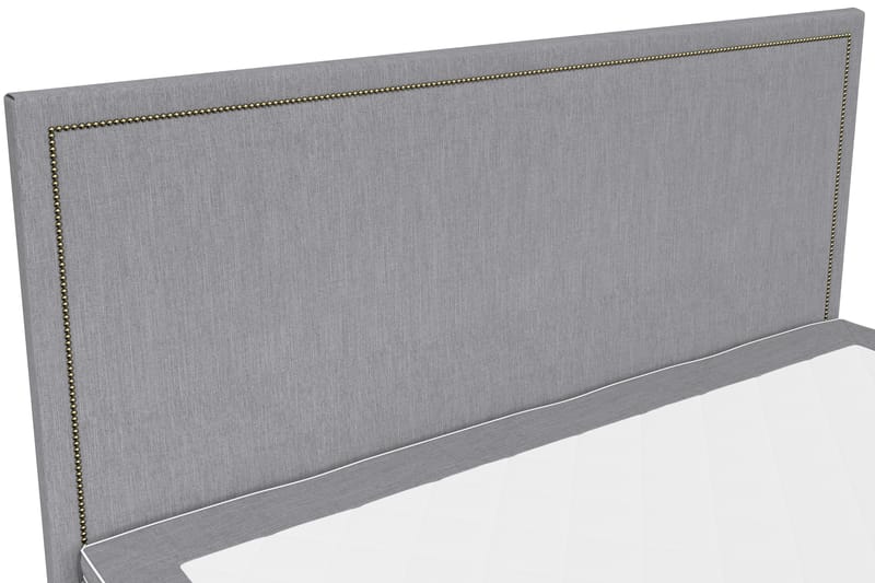 SINNEBO Sängpaket 180x210 + KYRAN Gavel Rak Ljusgrå - Möbler - Sovrum - Sängar - Komplett Sängpaket