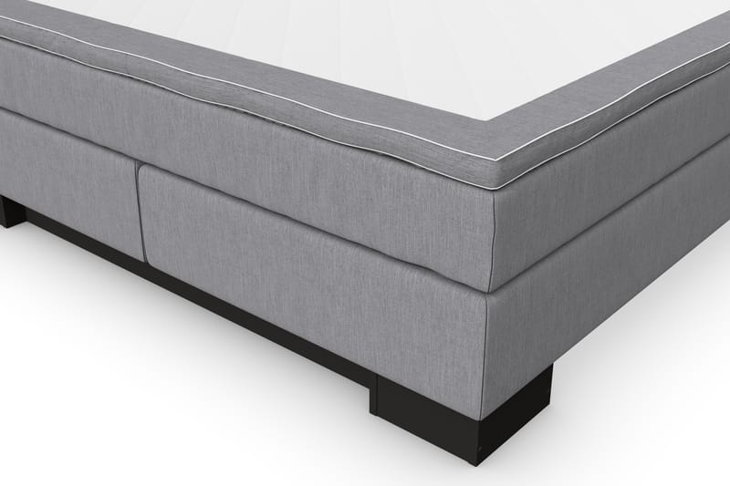 SINNEBO Sängpaket 180x210 + KYRAN Gavel Rak Ljusgrå - Möbler - Sovrum - Sängar - Komplett Sängpaket