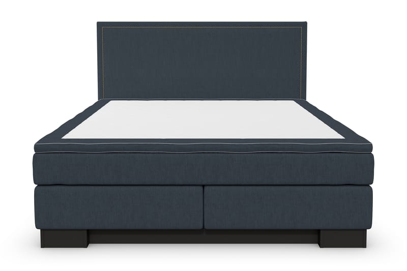 SINNEBO Sängpaket 180x210 SURI Sänggavel Rak Mörkblå - Komplett Sängpaket - Kontinentalsängar