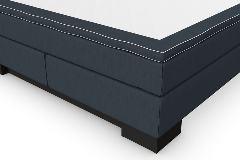 SINNEBO Sängpaket 180x210 SURI Sänggavel Svängd Mörkblå - Möbler - Sovrum - Sängar - Komplett Sängpaket