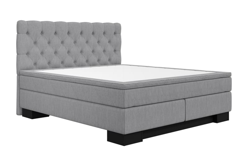 SINNEBO Sängpaket 210x210 Ljusgrå - Möbler - Sovrum - Sängar - Komplett Sängpaket