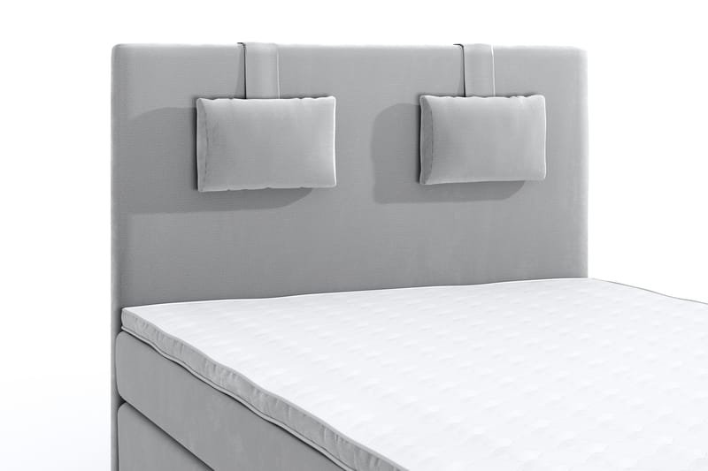 SINNEBO Velvet Sänkypaketti 120x200 - Ljusgrå - Möbler - Sovrum - Sängar - Komplett Sängpaket
