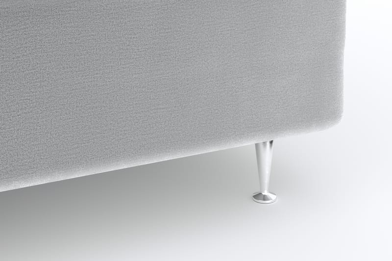 SINNEBO Velvet Sänkypaketti 120x200 - Ljusgrå - Möbler - Sovrum - Sängar - Komplett Sängpaket