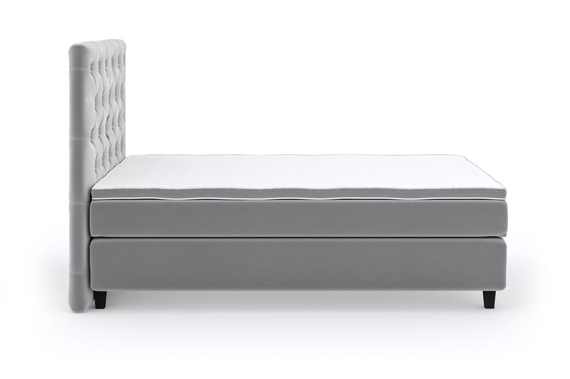 SINNEBO Velvet Sänkypaketti 120x200 - Ljusgrå - Möbler - Sovrum - Sängar - Komplett Sängpaket