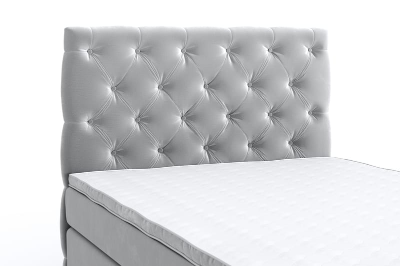 SINNEBO Velvet Sänkypaketti 120x200 - Ljusgrå - Möbler - Sovrum - Sängar - Komplett Sängpaket