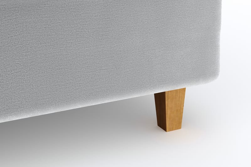 SINNEBO Velvet Sänkypaketti 120x200 - Ljusgrå - Möbler - Sovrum - Sängar - Komplett Sängpaket