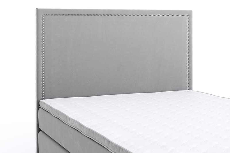 SINNEBO Velvet Sänkypaketti 120x200 - Ljusgrå - Möbler - Sovrum - Sängar - Komplett Sängpaket