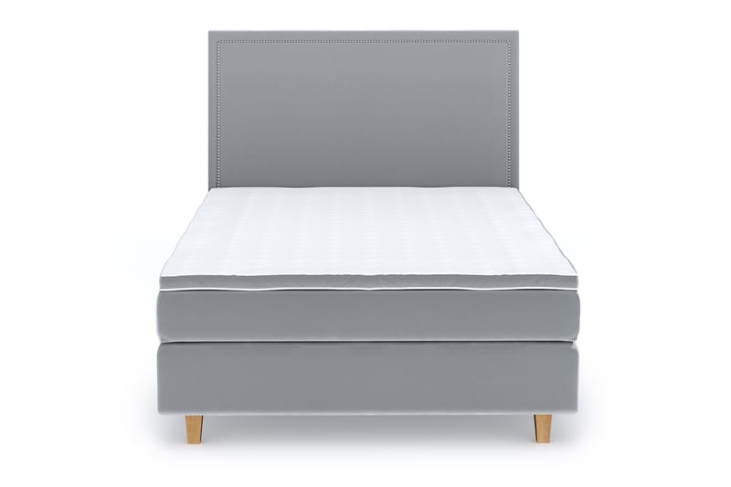 SINNEBO Velvet Sänkypaketti 120x200 - Ljusgrå - Möbler - Sovrum - Sängar - Komplett Sängpaket