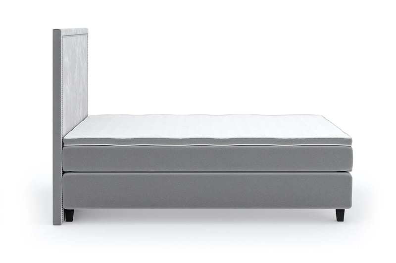 SINNEBO Velvet Sänkypaketti 140x200 - Ljusgrå - Möbler - Sovrum - Sängar - Komplett Sängpaket