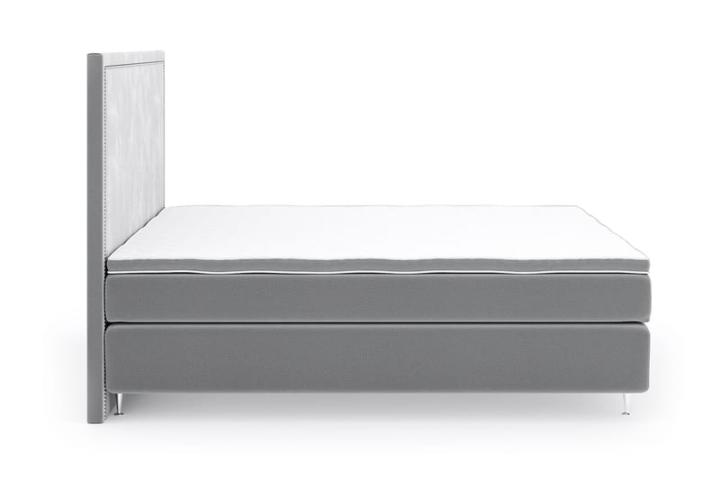 SINNEBO Velvet Sänkypaketti 160x200 - Ljusgrå - Möbler - Sovrum - Sängar - Komplett Sängpaket