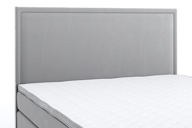 SINNEBO Velvet Sänkypaketti 160x200 - Ljusgrå - Möbler - Sovrum - Sängar - Komplett Sängpaket