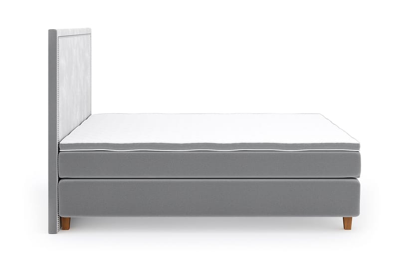 SINNEBO Velvet Sänkypaketti 160x200 - Ljusgrå - Möbler - Sovrum - Sängar - Komplett Sängpaket