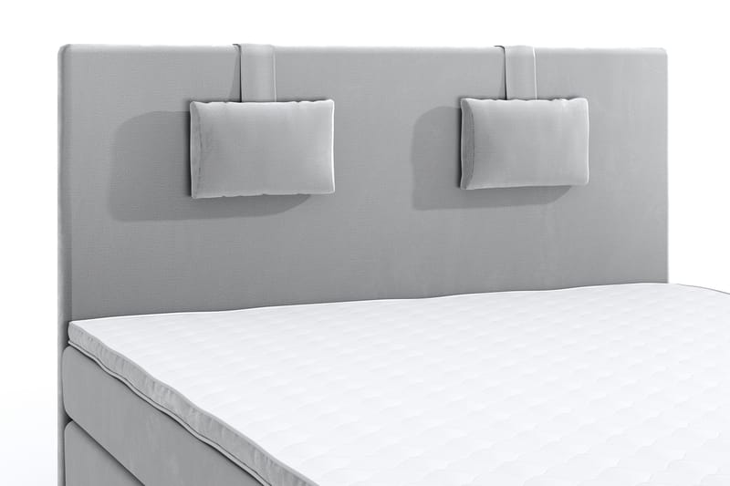 SINNEBO Velvet Sänkypaketti 180x200 - Ljusgrå - Möbler - Sovrum - Sängar - Komplett Sängpaket