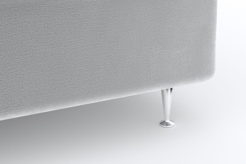 SINNEBO Velvet Sänkypaketti 180x200 - Ljusgrå - Möbler - Sovrum - Sängar - Komplett Sängpaket