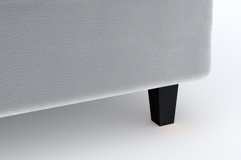SINNEBO Velvet Sänkypaketti 210x210 - Ljusgrå - Möbler - Sovrum - Sängar - Komplett Sängpaket