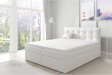 Skaftå Kontinentalsäng 160x200 cm - Svart/Vit - Möbler - Sovrum - Sängar - Kontinentalsängar