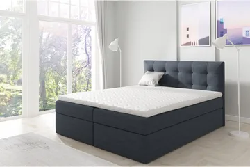 Skaftå Kontinentalsäng 180x200 Svart/Grå/Vit - Svart/Grå/Vit - Möbler - Sovrum - Sängar - Kontinentalsängar