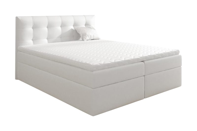 Skaftå Kontinentalsäng 200x200 cm - Svart/Vit - Möbler - Sovrum - Sängar - Kontinentalsängar